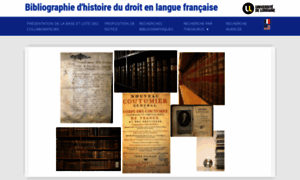 Bibliographienumeriquedhistoiredudroit-ifg.univ-lorraine.fr thumbnail