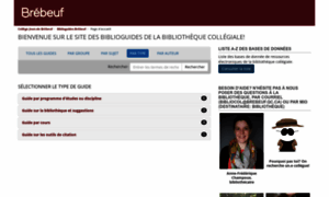 Biblioguides.brebeuf.qc.ca thumbnail