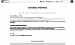 Bibliotecaanarchica.org thumbnail