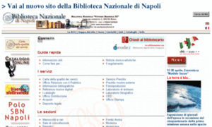 Bibliotecanazionalenapoli.it thumbnail