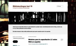 Bibliotecologosiset18.wordpress.com thumbnail