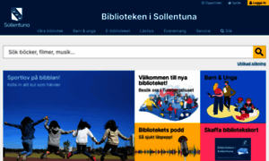 Bibliotekenisollentuna.se thumbnail