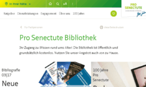 Bibliothek.pro-senectute.ch thumbnail