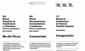 Bienalesdearquitectura.es thumbnail