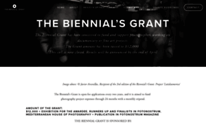 Biennialgrant.com thumbnail