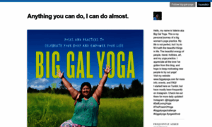 Big-gal-yoga.tumblr.com thumbnail