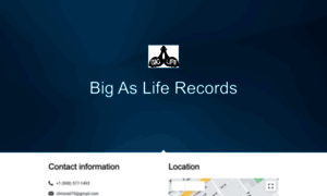 Bigasliferecords.com thumbnail