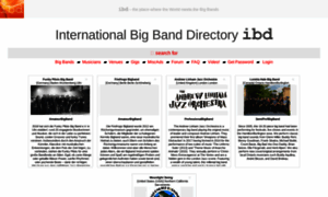 Bigbanddirectory.org thumbnail