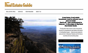 Bigbendrealestateguide.com thumbnail