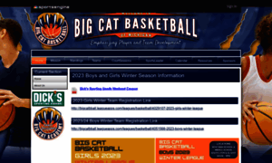 Bigcatbasketball.sportngin.com thumbnail