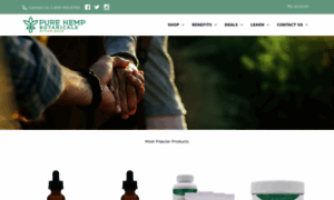 Bigcommerce.purehempbotanicals.com thumbnail