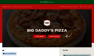 Bigdaddyspizzakaysville.com thumbnail