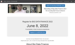 Bigdatafinance.org thumbnail