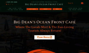 Bigdeansoceanfrontcafe.com thumbnail