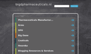 Bigdpharmaceuticals.nl thumbnail