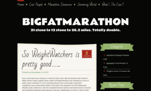 Bigfatmarathon.wordpress.com thumbnail
