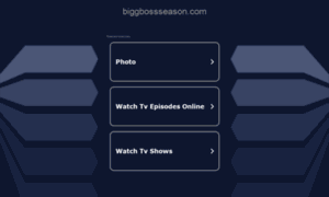 Biggbossseason.com thumbnail