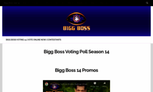 Biggbossvoting.in thumbnail