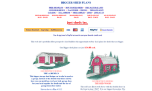 Bigger-shed-plans.com thumbnail