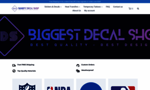 Biggestdecalshop.com thumbnail