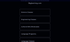 Biglearning.com thumbnail