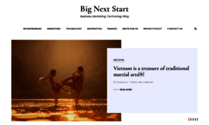 Bignextstart.com thumbnail