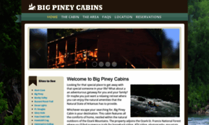 Bigpineycabins.com thumbnail