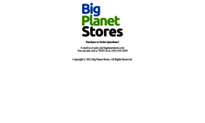 Bigplanetstores.com thumbnail