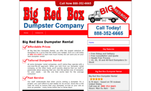 Bigredboxdumpsterrental.com thumbnail