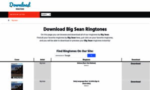 Bigsean.download-ringtone.com thumbnail