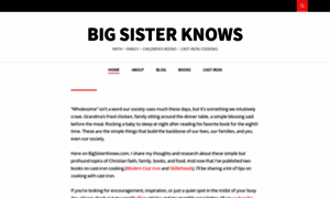 Bigsisterknows.com thumbnail