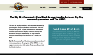 Bigskyfoodbank.org thumbnail