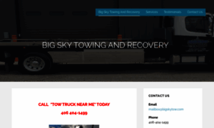 Bigskytowingandrecovery.com thumbnail