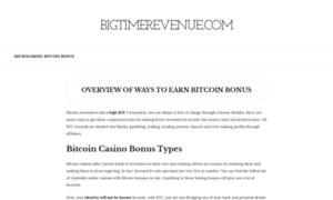 Bigtimerevenue.com thumbnail