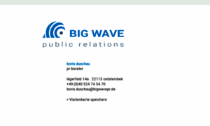 Bigwavepr.de thumbnail