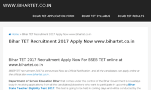 Bihar-tet.co.in thumbnail