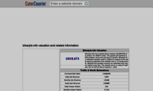 Biharjob.info.cutercounter.com thumbnail