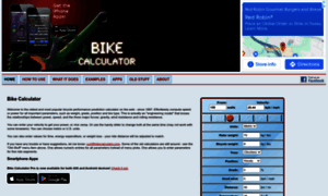 Bikecalculator.com thumbnail