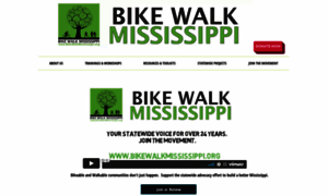 Bikewalkmississippi.org thumbnail