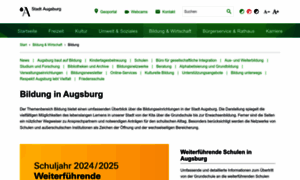 Bildung.augsburg.de thumbnail