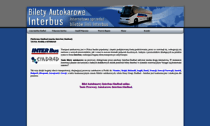 Biletyinterbus.pl thumbnail