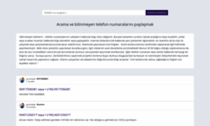 Bilinmeyen-telefon.net thumbnail