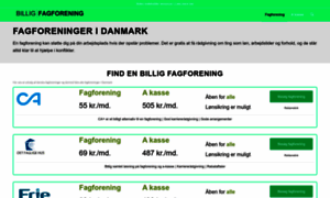 Billig-fagforening.dk thumbnail