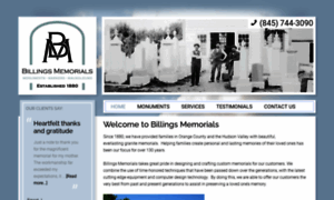 Billingsmemorials.org thumbnail