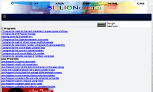 Billioncodes.com thumbnail