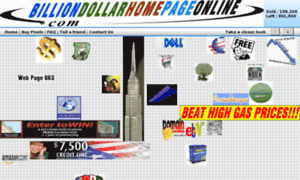 Billiondollarhomepageonline.com thumbnail