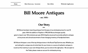 Billmooreantiques.com thumbnail