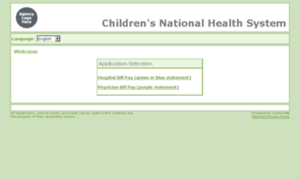 Billpay.childrensnational.org thumbnail