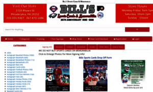 Billssportsmemorabilia.com thumbnail