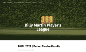 Billymartinplayersleague.com thumbnail